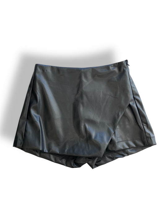 Falda Short eco cuero Pau